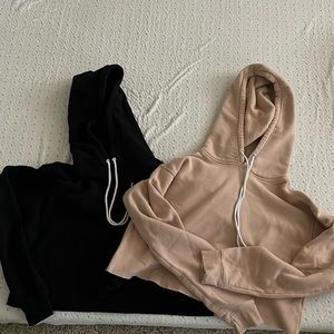 Cropped Hooded Sweatshirt